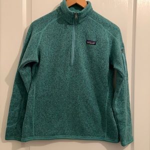 Patagonia Better Sweater 1/4 Zip Women’s Size Medium Green